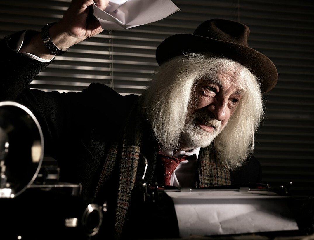detective investigating clues