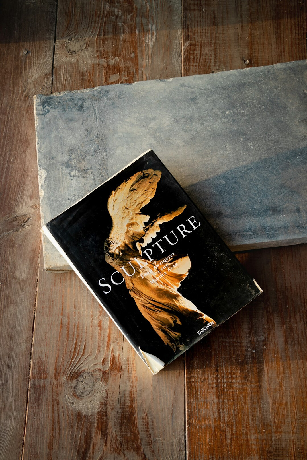 mystery book on table