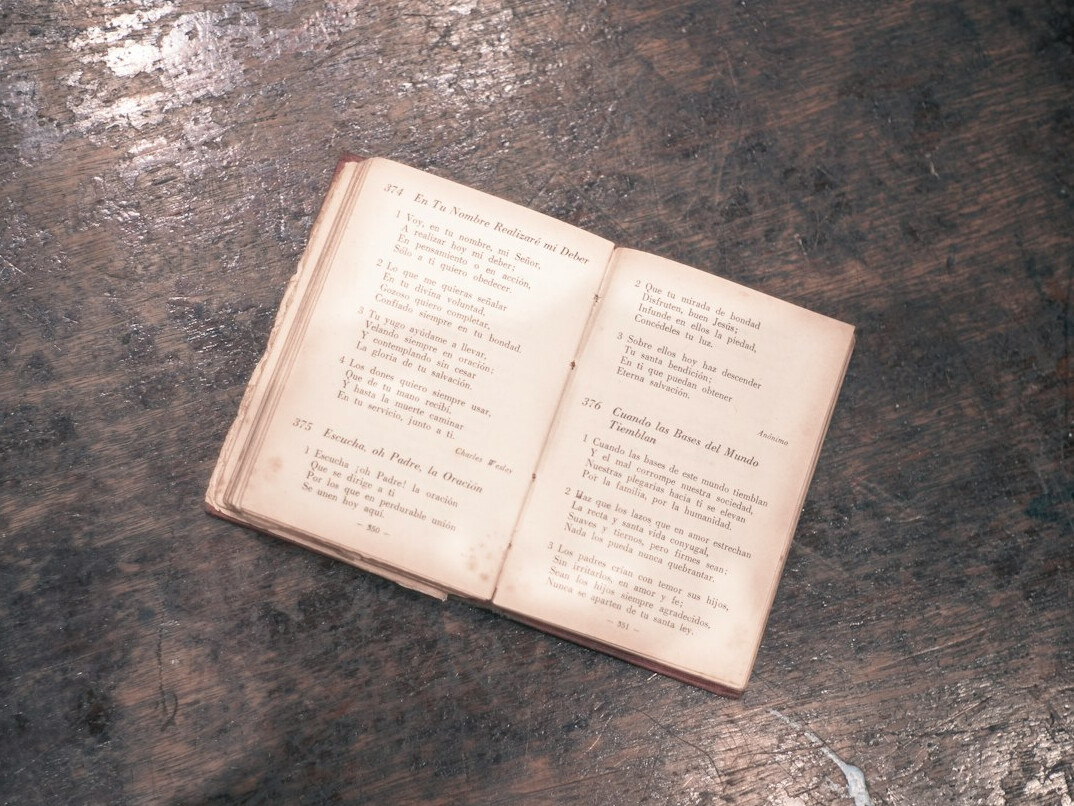 mysterious old book pages