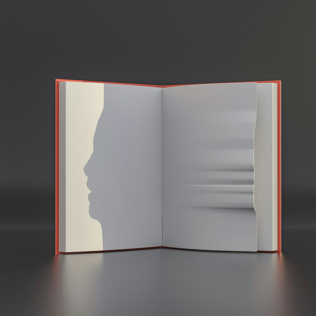 open mystery book